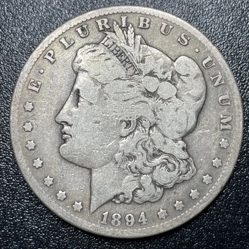 1894-S Morgan Silver Dollar $1 VG Very Good Semi-Key Date Coin