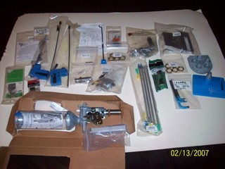 Lot of reloading equipment counter/measure/primer feeds etc.
