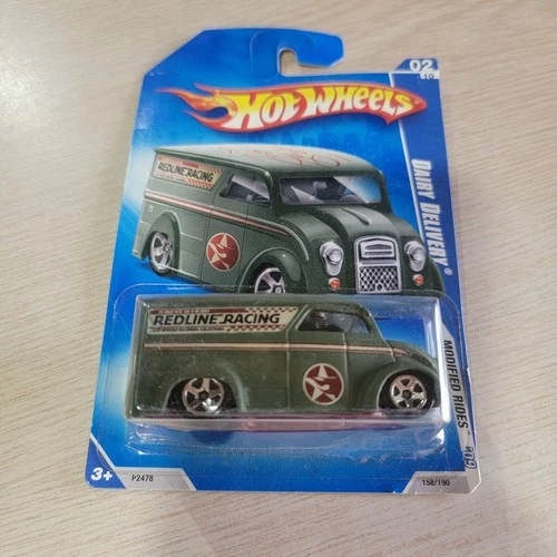 HOT WHEELS 2009 MODIFIED RIDES DAIRY DELIVERY, REDLINE RACING #2/10