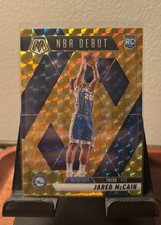 2024-25 Panini Mosaic - NBA Debut Jared McCain #263 Reactive Yellow Mosaic Prizm