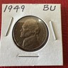 1949 Jefferson Nickel P - BU - Uncirculated Philadelphia Jefferson