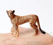Cheetah Animal Figure Toy PVC Wildlife Small Figurine Birthday Gifts