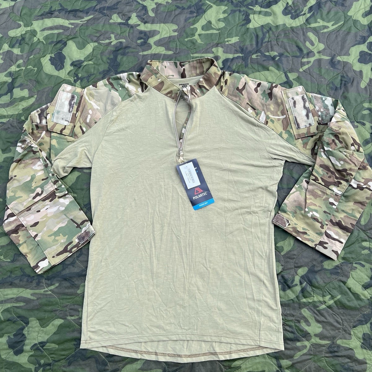 NWT PATAGONIA MARS PCU Level 9 Multicam ocp 1/4 Zip Combat Shirt