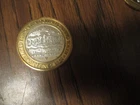 .999 FINE SILVER CENTER CASINO TOKEN  GOLD STRIKE JEAN NEVADA  35 GRAMS TOTAL