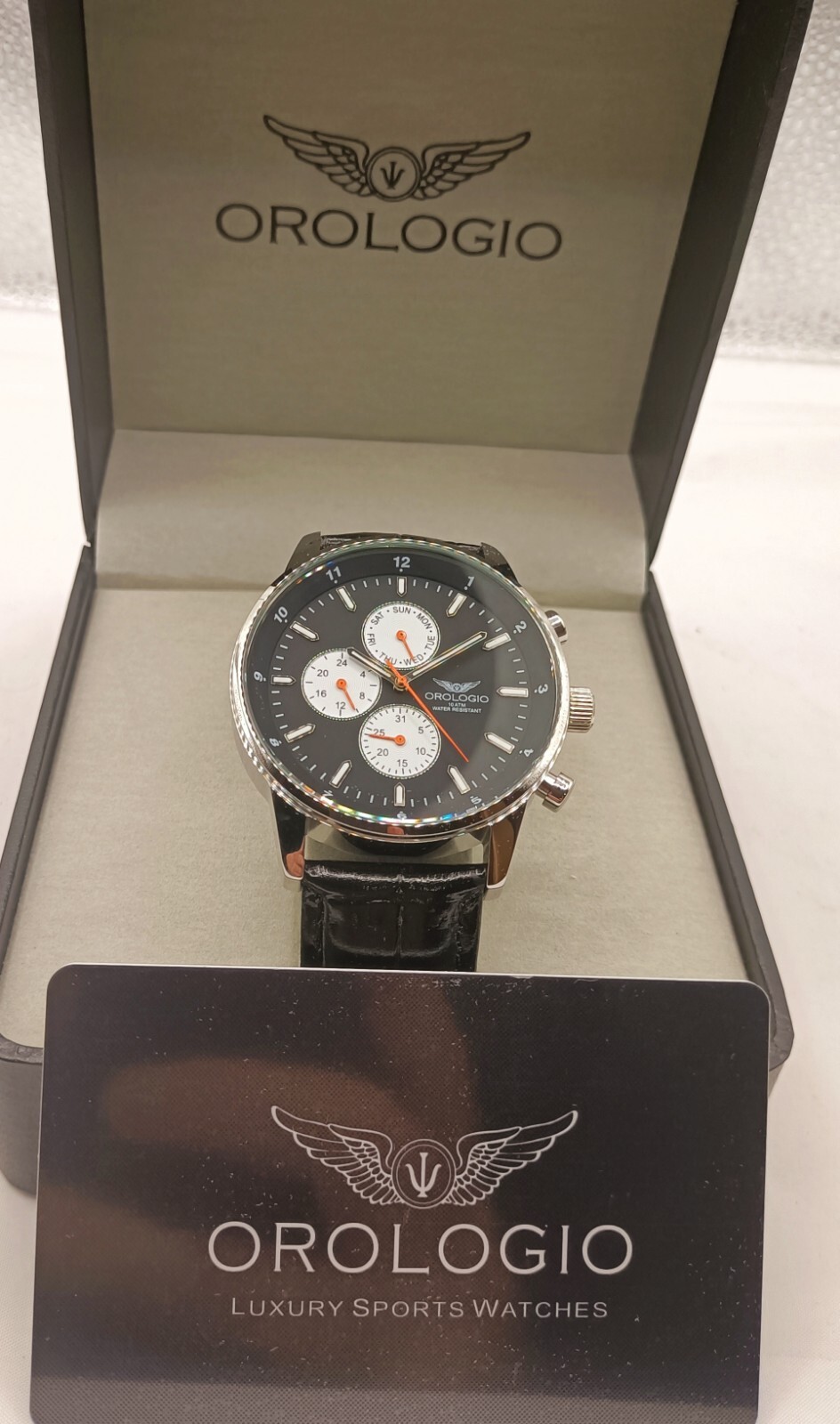 Men's Wrist Watch Day Date Multi Function Watch Orologio Navigare Collection