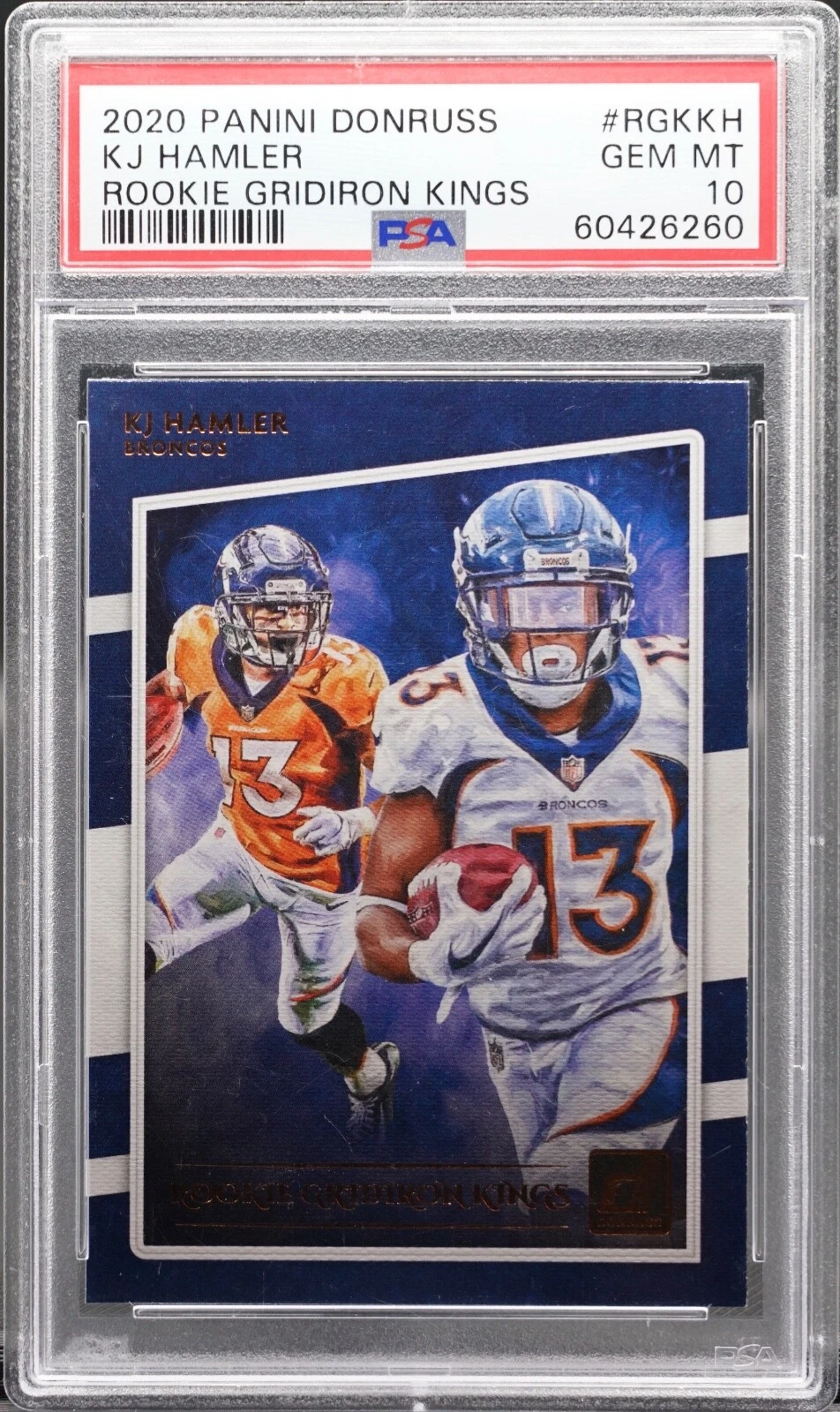 KJ Hamler Panini Donruss Gridiron Kings #RGKKH Rookie