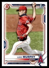 2021 Bowman Draft Luke Murphy  1st Bowman BD-167 Los Angeles Angels