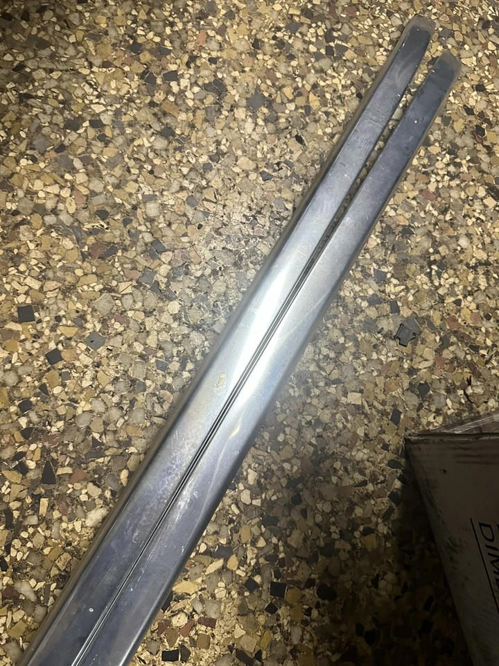 🇫🇷 ♻️ AUDI Q7 4L Barres De Toit Gallerie Chromé 4l0860022l 4l0860021l - Photo 4/4