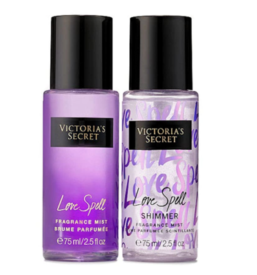 Victoria's Secret LOVE SPELL Mini Fragrance Mist + Shimmer Mist