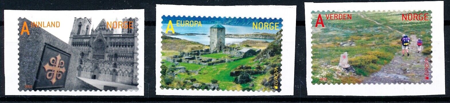 Elegant I1212 Norway 2012 good A surprise price is realized set of very adhesive fine stamps