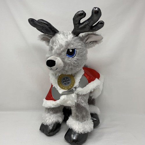 Bear - Silver Snow Reindeer Plush 