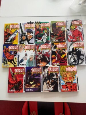 TRIGUN MAXIMUM Manga Vol 1-14 END English Complete Set by Ysuhiro