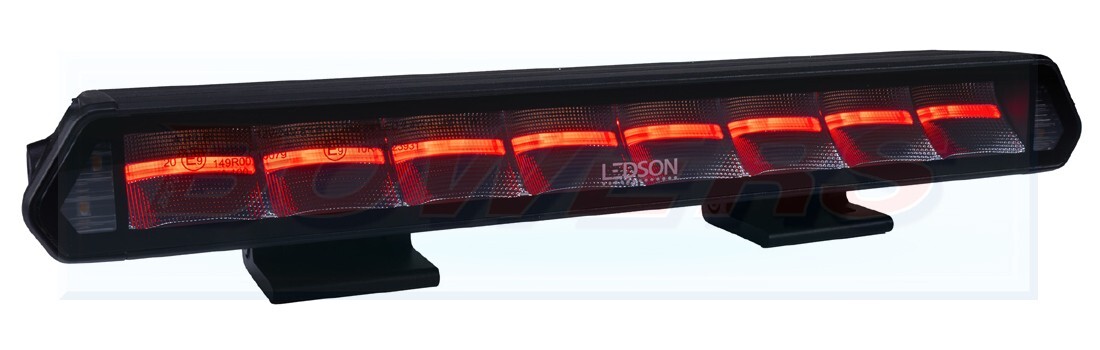 Ledson EPIX14+ Work 14"" LED Light Bar + Red/Amber Position Light And Strobe