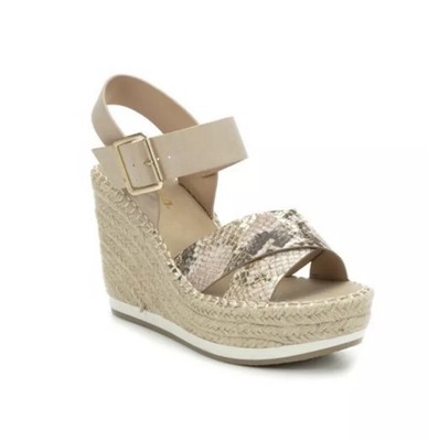 soda snakeskin espadrilles