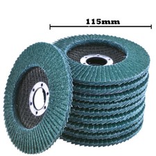Flap Discs Zirconium 4.5'' 115mm Sanding Disks 40 60 80 120 Grit Longer Lasting