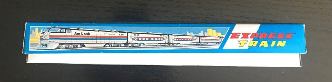 AMTRAK WIND UP EXPRESS TRAIN Y JAPAN TIN & PLASTIC WORKS IN AMTRAK WIND UP EXPRESS TRAIN Y JAPAN TIN & PLASTIC WORKS IN