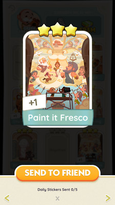 Paint it Fresco - Stickers - 3      - Set 7   FAST DELIVERY  