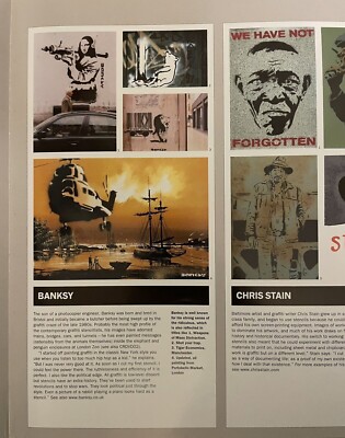 BANKSY オフィシャル フライヤーポスター 2002年 Banksy CREATIVE REVIEW MAGAZINE APRIL 2002 GRAFFITI STENCIL