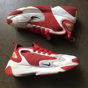 nike zoom 2k off white university red