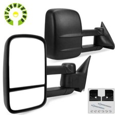 Pair Tow Mirrors For 1988- 1998 Chevy Gmc Ck 1500 2500 3500 Manual Telescoping Pair Tow Mirrors For 1988- 1998 Chevy Gmc Ck 1500 2500 3500 Manual Telescoping