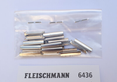 Fleischmann 6436 20x Schienenverbinder Profi-Gleis (Bettung) Spur H0, NEU OVP