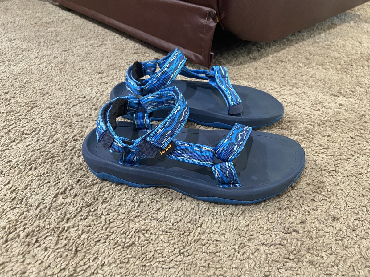 Teva Hurricane XLT Sport Sandal Delmar Blue Size Little Kid Outdoor  Hiking