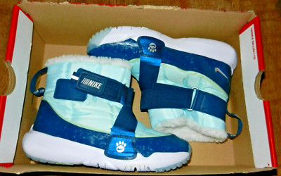 Nike Flex Advance (SP) Winter Schnee Stiefel Größe UK 6,5 Kleinkind Ski Gletscherblau