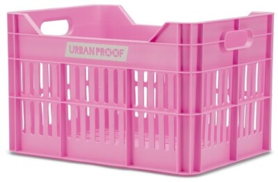 Recycelte Fahrradkiste Urban Proof Click 30 Liter - Knallpink