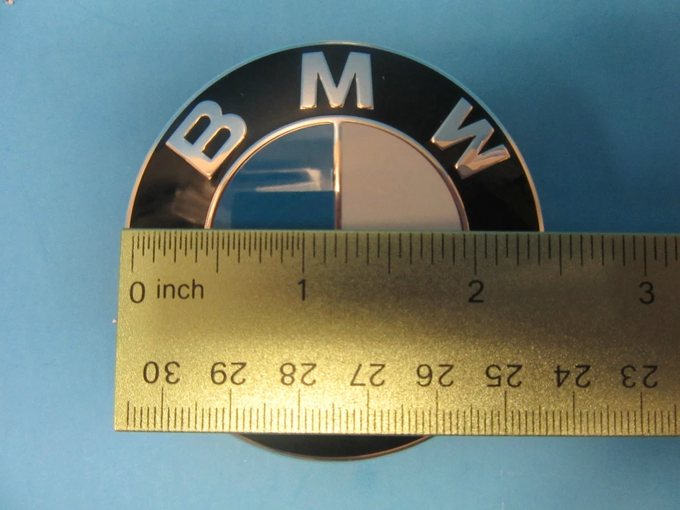 4 tapa central de rueda genuina y emblemas para BMW OEM # 36136783536 67 mm 2,7"  Foto 4 de 4