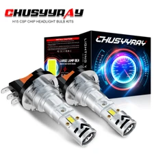 2x H15 Headlight High Beam DRL Bulbs Conversion Kit For Toyota Land Cruiser 2021