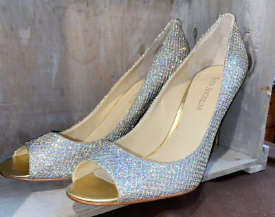 sparkly 2 inch heels