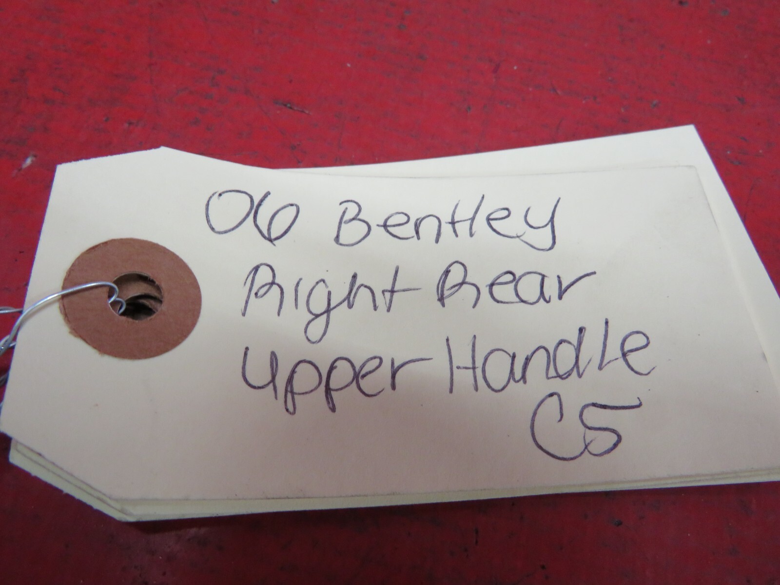 2006 BENTLEY FLYING SPUR  RIGHT REAR UPPER INTERIOR HANDLE