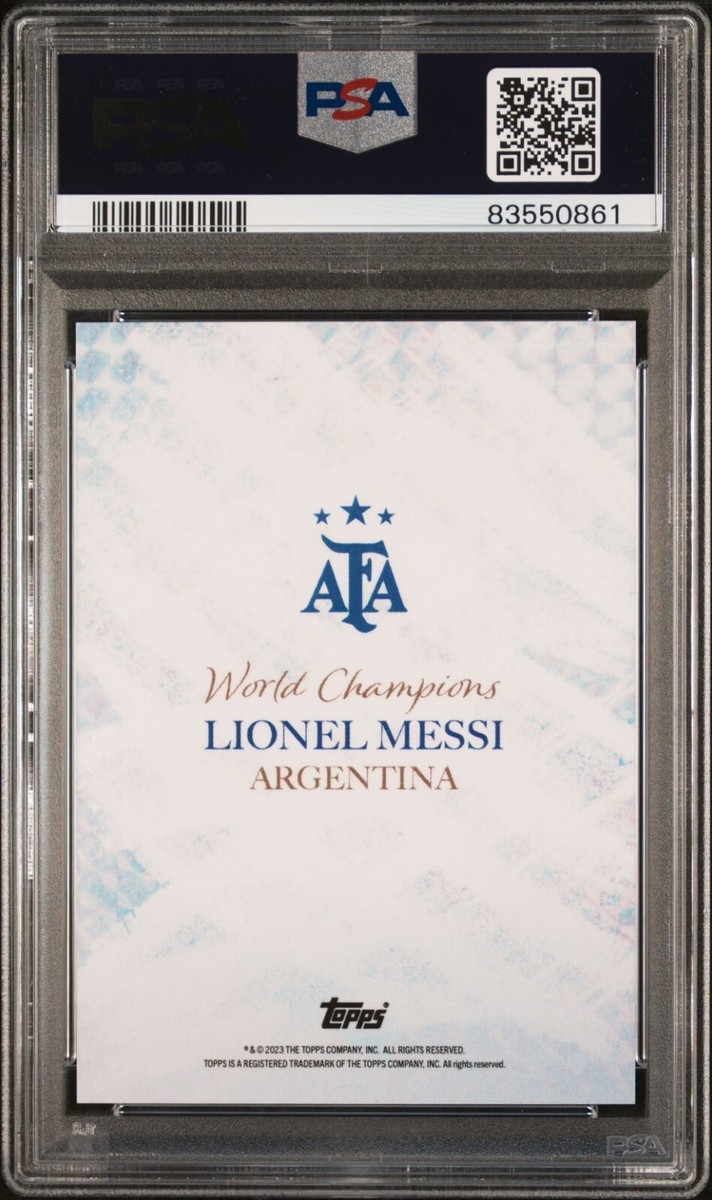 2023 Topps Argentina World Champions Lionel Messi Rainbow