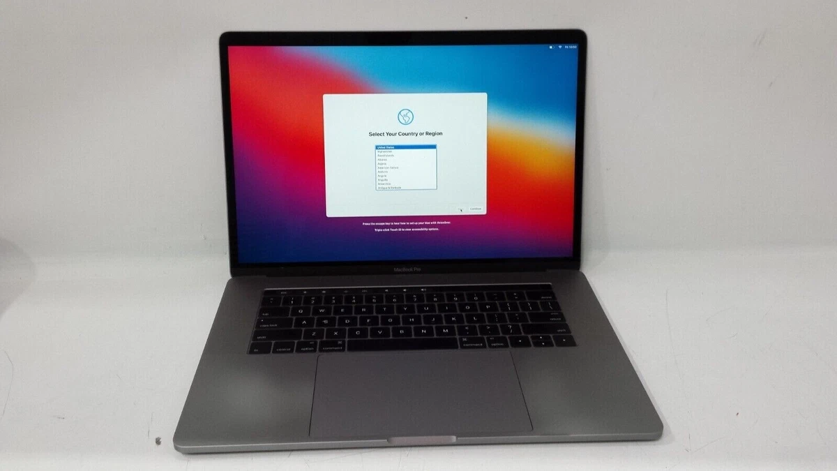 Apple MacBook Pro A1708 Intel i7-7660U 2.50GHz 16GB ram 512gb SSD