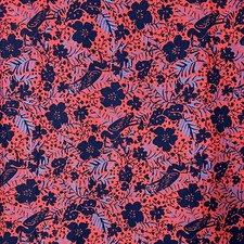 Lilly Pulitzer Cotton Poplin Fabric Ruby Red HERON MY OWN 180