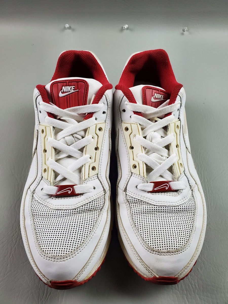 Nike Air Max LTD White/ Varsity Red Men\'s Sneaker 407979-126 / Size 13 Nike AirMax LTD White Varsity Red Men main image 4