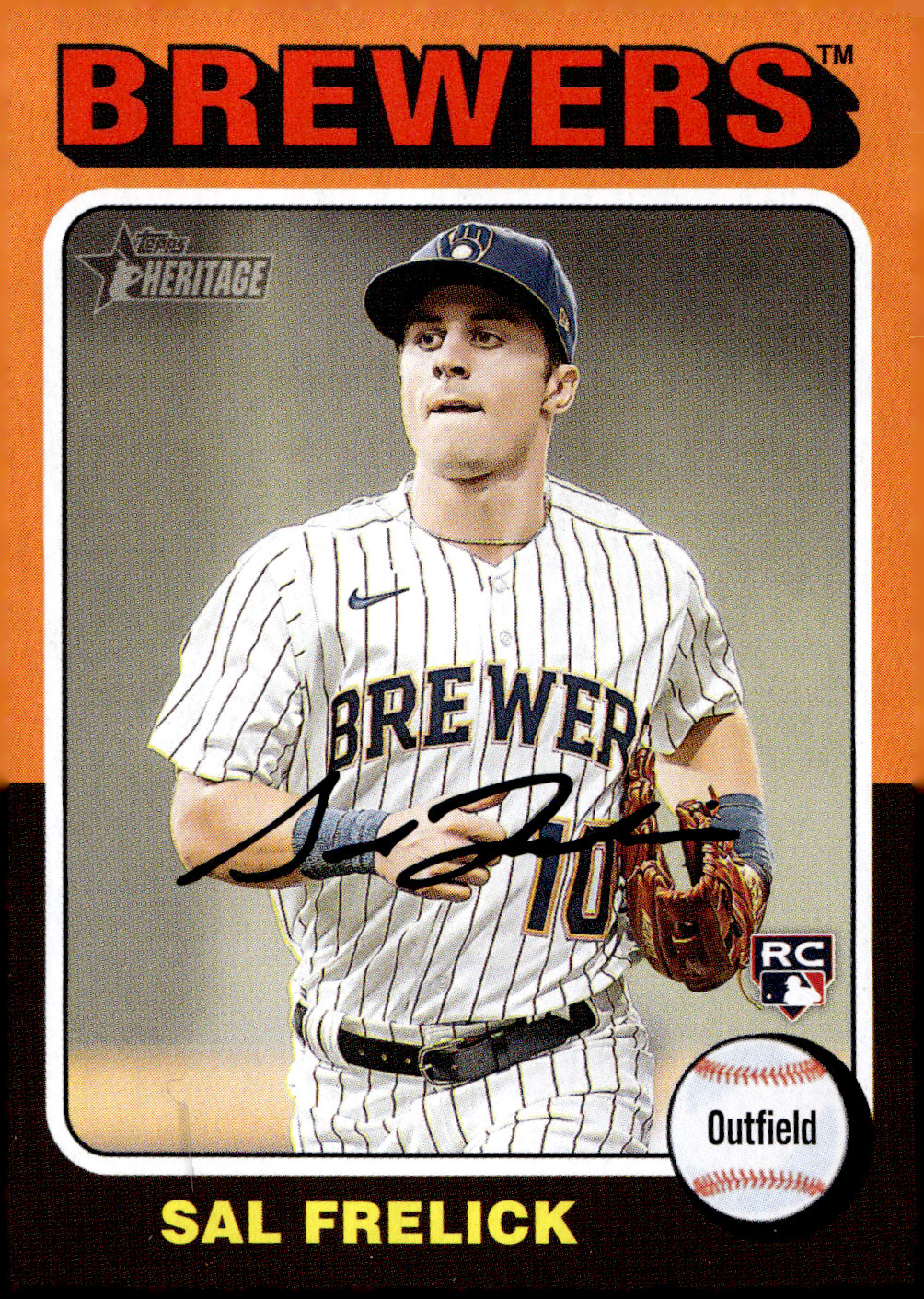 2024 Topps Heritage - Sal Frelick #451 (RC) Brewers