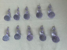 10 x  Glastropfen Glaskristalle Kristalle Glasbehang DEKO ca. 3 cm NEU