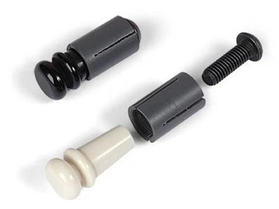 STEWMAC Akustikgitarre NoJak Jack Ersatz Endpin Ebenholz