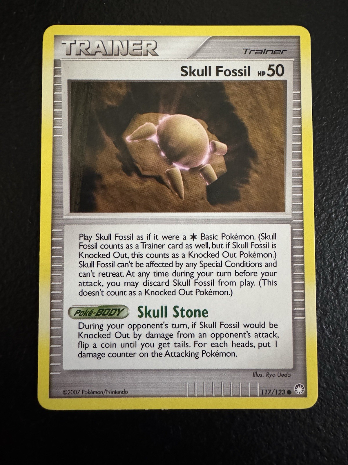Skull Fossil 117/123 Common Mysterious Treasures Pokemon MP