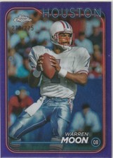 WARREN MOON 2024 TOPPS CHROME PURPLE REFRACTOR #187 270/275 HOUSTON