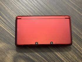 Nintendo 3DS Region Free Japanese Flare Red CIB w/ Charger & Manual
