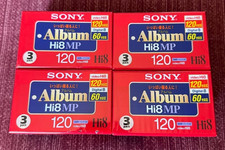  New  SONY Hi8 MP120 Video Cassette Tape lot of 12 260326