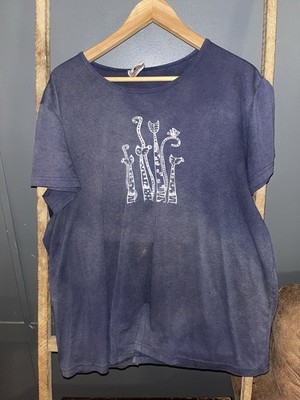 Superfine MADE IN USA Vintage Tall Cat Short Sleeve tee