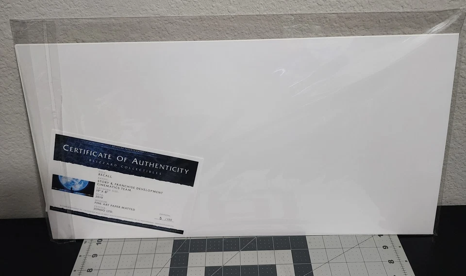 Impresión artística de edición limitada “Recall” #005/150 Blizzard Overwatch Foto 2 de 3