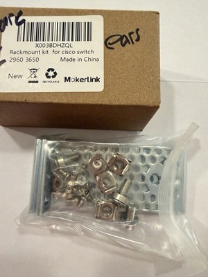 Rackmount Kit for Cisco Switch 2960 / 3650   MokerLink Mounting Ears NEW
