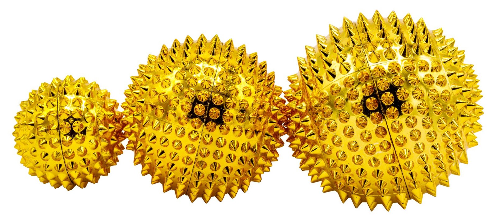 Akupressurkugeln,Bolas de Masaje Set - Oro 6 Pieza (2x Klein 2x Medio 2x Grande)