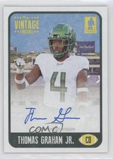 2021 Onyx Vintage Auto Blue Ink /400 Thomas Graham Jr #FATG Auto 05ky