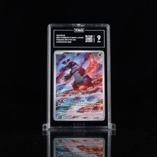 2023 Pokemon Paradox Rift GROUDON #199/182 Illustration Rare English TAG 9 Mint