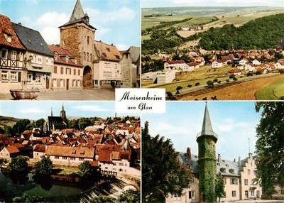 Meisenheim Glan marketplace aerial photo city view Green Tower